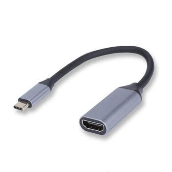 RoGer Adapteris USB-C uz HDMI 4K@30Hz / 20cm (RO-ADUSBC2HDMI-SI)