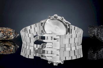 Giewont Vīriešu pulkstenis Chronograph Sapphire / sudrabzils (GW4580-B3)