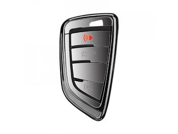 Dux Ducis Силиконовый Чехол для Автомобильных Ключей для Volkswagen Polo / Passat / Tiguan / Bora / Jetta Черный (DUX-CKC-VWJB-BK)