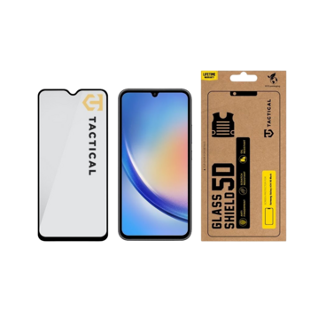 Tactical Glass Shield 5D Защитное стекло для Samsung Galaxy A34 5G / чёрный (TA-57983113672)
