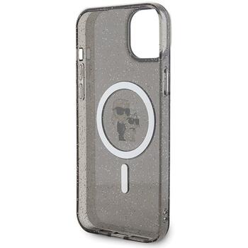 Karl Lagerfeld KLHMP15MHGKCNOK Hardcase Karl&Choupette Gli Aizsargapvalks priekš iPhone 15 Plus / 14 Plus 6.7