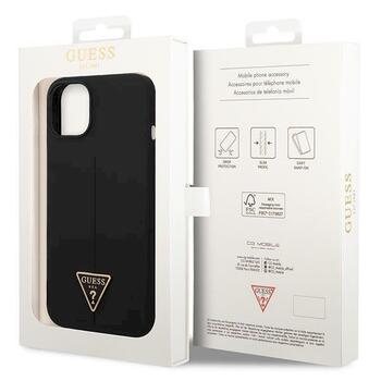 Guess GUHCP14MSLTGK Silicone Triangle Hardcase Защитный чехол для iPhone 14 Plus / 15 Plus 6.7