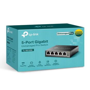 TP-Link TL-SG105E 1Gbit Сетевой коммутатор 5port / 1000Mb/s (TL-SG105E)