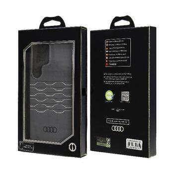 Audi IML Geometric Pattern Чехол для Samsung Galaxy S24 Ultra (AU-IMLS24U-A6/D3-BK)