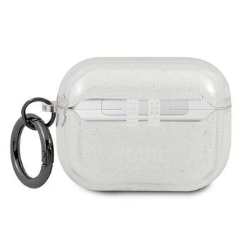 Karl Lagerfeld KLAPUKHGS AirPods Procover Защитный чехол для AirPods Pro / серебристый глиттер (KLAPUKHGS)