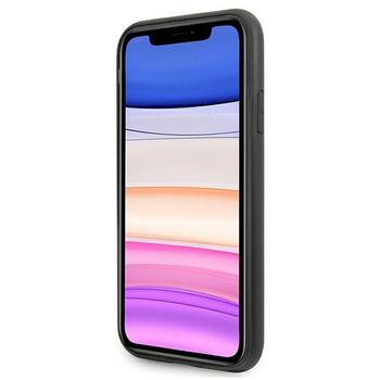 Guess GUHCN61PU4GHBR Hardcase 4G Triangle Collection Aizsargapvalks priekš iPhone 11 6,1
