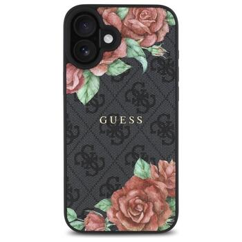 Guess GUHMP16SP4ROPEMCK 4G Flowers Print MagSafe Чехол для Apple iPhone 16 (GUHMP16SP4ROPEMCK)
