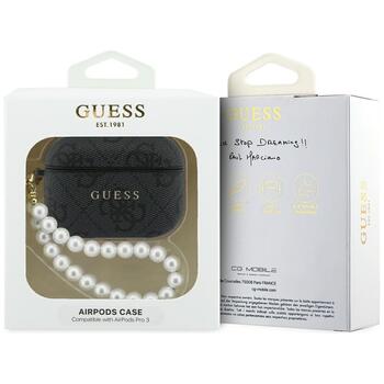 Guess 4G Pearl Strap Case Защитный чехол для AirPods Pro 3 / чёрный (GUAP3P4E4PSK)