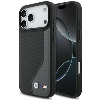 BMW M Carbon Logo MagSafe Case Aizsargapvalks priekš Apple iPhone 17 Pro Max (BMHMP17X25PCCSCAK)