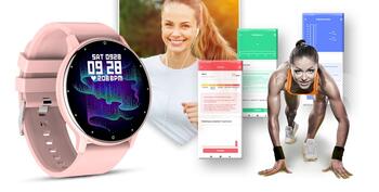 GIEWONT Smartwatch Смарт-часы GW120-1 / розовый (GW120-1)