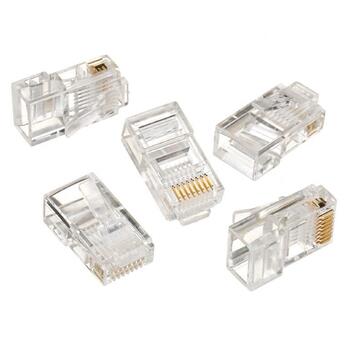 Gembird 8P8C LAN UTP Vadu savienotājs RJ-45 Caurspīdīgs 10gab (LC-8P8C-001/10)