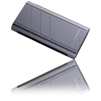 Verbatim 32021 TurboMetal SSD Внешний накопитель 1TB USB4 USB-C / серый (32021)