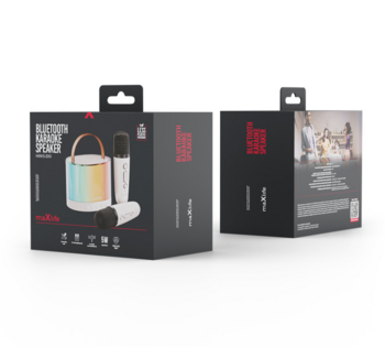 Maxlife MXKS-200 Bluetooth Karaoke Skaļrunis Baltā Krāsā (OEM0200596)