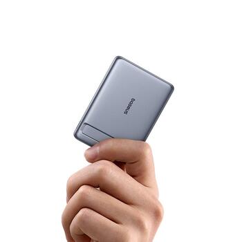 Baseus PicoGo AM31 Qi2 Портативный аккумулятор 5000 mAh 20W / серый (6932172690502)