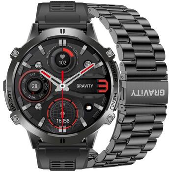 Smartwatch Gravity Ремешок + браслет для смарт-часов GT42-1 / чёрный (GT42-1)