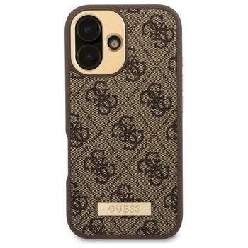 Guess GUHMP16MU4GPRW Hardcase 4G Logo Plate MagSafe Защитный чехол для iPhone 16 Plus 6.7