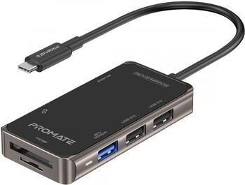 PROMATE PrimeHub-Lite USB-C Multimedia Hub / 4K HDMI / USB3.0 / SD / PD (HUBPRIMEHUBLITE)