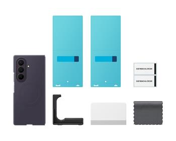 Samsung EF-EF976CVE Silicone Magnet Cover Aizsargapvalks priekš Galaxy Z Fold 8 / Ultra Violet (EF-EF976CVEGWW)