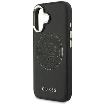 Guess Perforated 4G MagSafe Case Aizsargapvalks priekš iPhone 17 / melns (GUHMP17S5PG4SRGK)