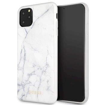 Guess GUHCN65HYMAWH Защитный чехол для iPhone 11 Pro Max / белый Marble (GUHCN65HYMAWH)