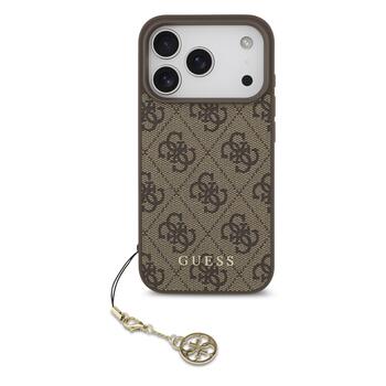 Guess 4G Charm Case Aizsargapvalks priekš Apple iPhone 17 Pro (GUHMP17LGF4GCW)