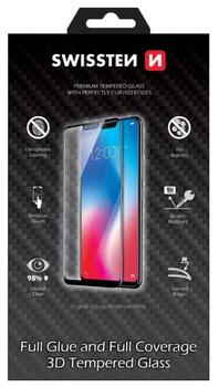 Swissten Ultra Durable Full Face / Full Glue Tempered Glass Защитное стекло Apple iPhone 6 / 6S Черное (SW-JAP-T-3D-IPH6-BK)