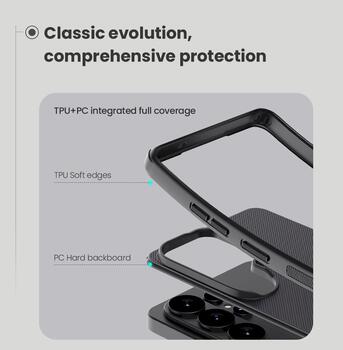 Nillkin Super Frosted PRO Back Cover Защитный чехол для Samsung Galaxy S26 Ultra / чёрный (57983129424)