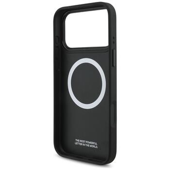 BMW M Quilted Logo MagSafe Case Защитный Чехол для Apple iPhone 17 Pro Max (BMHMP17X25PSECHB)