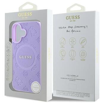 Guess GUHMP16MPSAPSMEU Hardcase Saffiano Peony Classic Logo Защитный чехол для iPhone 16 Plus 6.7