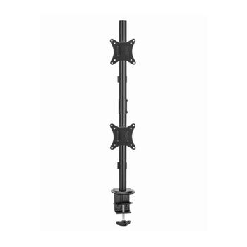 Gembird MA-D2-02 Vertikālais Galda Stiprinājums 2 displejiem 17″-32″ (MA-D2-02)