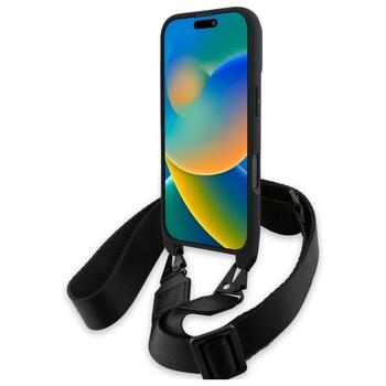 BMW M Edition Carbon Tricolor Lines Защитный Чехол для Apple iPhone 16 Pro Max (BMHCP16X23PSVTK)
