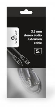 Gembird CCA-421S-5M Audio Kabelis 3.5mm Jack 5m (CCA-421S-5M)