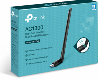 TP-Link Archer T3U Plus Беспроводной Сетевой адаптер (ARCHERT3UPLUS)