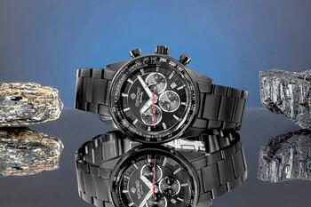 Giewont Vīriešu pulkstenis Chronograph Sapphire GW9140-B2 / melns (GW9140-B2)