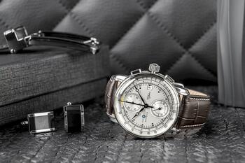 ZEPPELIN 100 Yahre Chronograph Vīriešu pulkstenis 8670-1 / (8670-1)