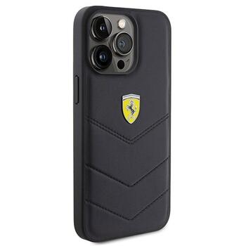 Ferrari Quilted Metal Logo Back Case Защитный Чехол для Apple iPhone 15 Pro Max (FEHCP15XRDUK)