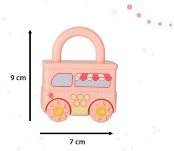 RoGer Sensorā rotaļlieta Montesori Vilciens piekaramās atslēgas (RO-4615)
