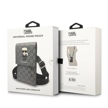 Karl Lagerfeld Ikonik Karl Monogram Patch Rokassoma / sudrabs (KLWBSAMIPG)
