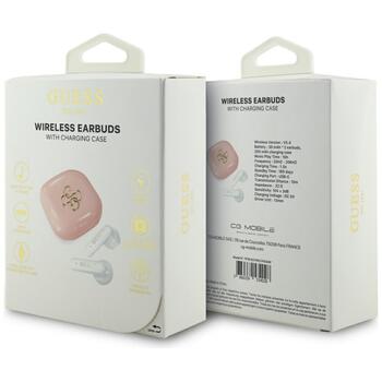 Guess GUTWSJ7HE4GP Наушники TWS / розовые (GUTWSJ7HE4GP)