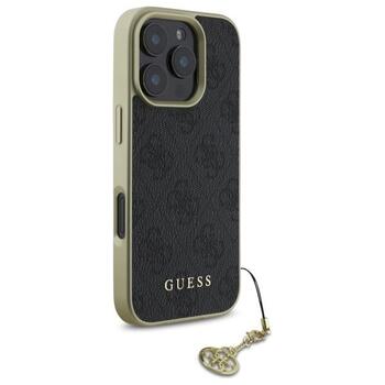 Guess GUHCP16LGF4GGR Hardcase 4G Charms Collection Защитный чехол для iPhone 16 Pro 6.3