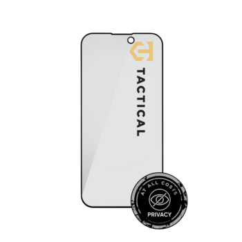 Tactical Glass Shield Privacy Stealth 5D Защитное стекло для Apple iPhone 15/16 / чёрный (TA-57983127195)
