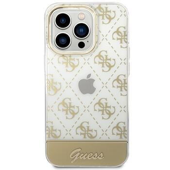 Guess GUHCP14XHG4MHG Hardcase 4G Pattern Script Aizsargapvalks priekš iPhone 14 Pro Max 6,7
