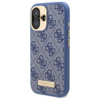 Guess GUHMP16SU4GPRB Hardcase 4G Logo Plate MagSafe Защитный чехол для iPhone 16 6.1