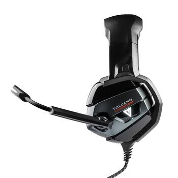Modecom Volcano MC-859 Bow Spēļu Austiņas ar Mikrofonu / 3.5mm / 2.2m Vads / Melnas (S-MC-859-BOW)