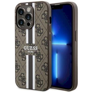 Guess GUHMP14LP4RPSW Hardcase 4G Printed Stripes MagSafe Защитный чехол для iPhone 14 Pro 6.1