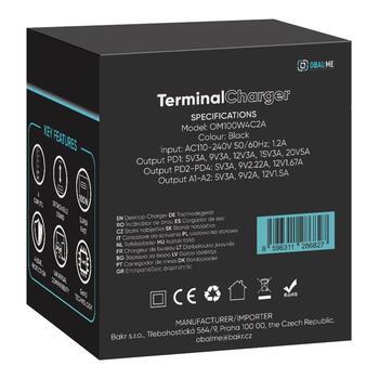 Obal:Me Terminal GaN Desk Зарядное устройство 100W (OM100W4C2A)