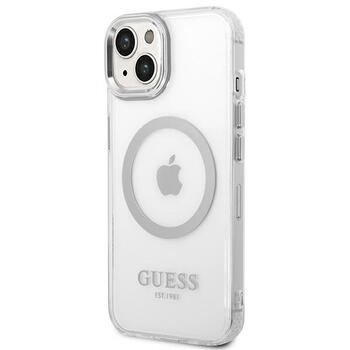 Guess GUHMP14MHTRMS Metal Outline Magsafe Защитный чехол для iPhone 14 Plus / 15 Plus 6.7