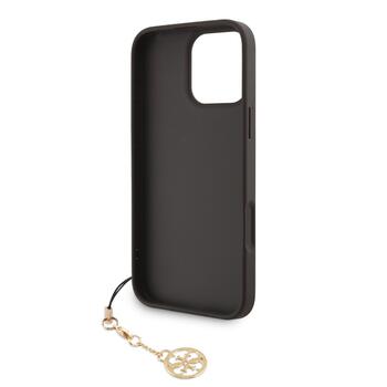 Guess 4G Charm Case Защитный чехол для iPhone 16 Pro Max Tone on Tone / коричневый (GUHCP16XGF4GCW)