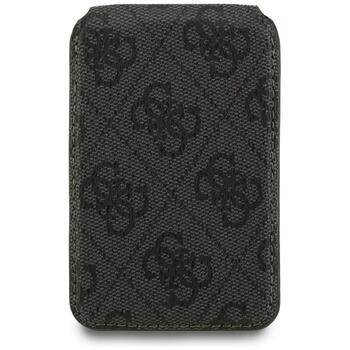 Guess MagSafe Кошелёк с Зеркалом и Подставкой 4G Чёрный (GUWMSMIP4GK)