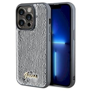 Guess GUHCP14XPSFDGSS Sequin Script Metal Защитный чехол для iPhone 14 Pro Max 6.7